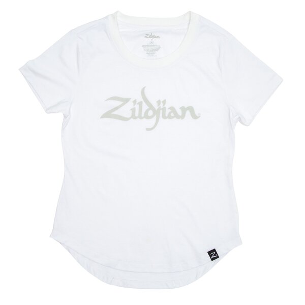 Zildjian Zildjian Classic Logo Ladies White T Shirt, Small