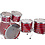Tama Tama Starclassic 22" Walnut/Birch Drum Kit, Phantasm Oyster