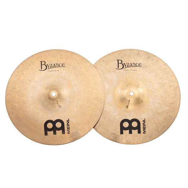 Meinl Meinl Byzance 14" Brilliant Medium Hi Hat Cymbals