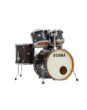 Tama Tama Silverstar Limited Edition 22" Drum Kit, Satin Black Tamo Ash