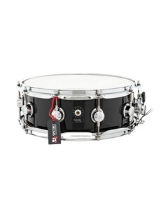 Natal Natal Ash 14" x 5.5" Snare Drum, Solid Black