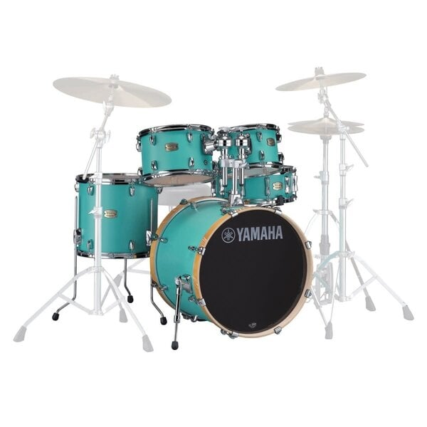 Yamaha Yamaha Stage Custom Birch 20" Drum Kit, Matte Surf Green