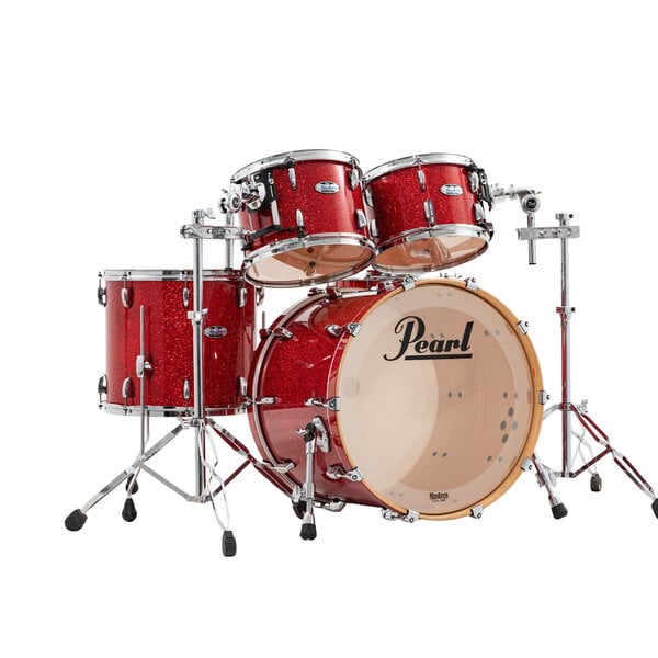 Pearl Pearl Masters Complete 22" Drum Kit, Red Sparkle