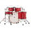Pearl Pearl Masters Complete 22" Drum Kit, Red Sparkle
