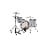 Tama Tama Starclassic Ltd Edition Walnut/Birch 24" Drum Kit, White Pearl