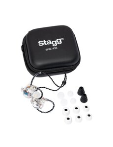 Stagg Stagg 4-Driver In-Ear Monitors, Transparent