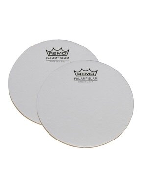 Remo Remo 2.5" Single Falam Slam Bass Drum Patch, White