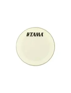 Tama Tama 18" Cream Logo Bass Drum Head, Vintage White
