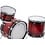 Gretsch Gretsch Broadkaster 22" Drum Kit, Rosewood Twilight Gloss