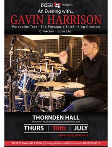  An Evening with Gavin Harrison - 30th July 2026