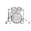 DW Drums DW Design Series 22" Acrylic Drum Kit, Clear