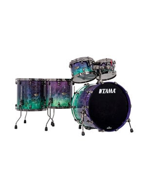 Tama Tama Starclassic Limited Edition 22" Walnut/Birch Drum Kit, Nebula Mappa Burl Fade