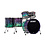 Tama Tama Starclassic Limited Edition 22" Walnut/Birch Drum Kit, Nebula Mappa Burl Fade