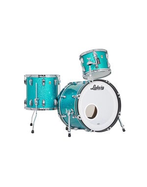 Ludwig Ludwig Classic Maple 20" Drum Kit, Turquoise Sparkle