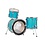 Ludwig Ludwig Classic Maple 20" Drum Kit, Turquoise Sparkle