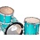 Ludwig Ludwig Classic Maple 20" Drum Kit, Turquoise Sparkle