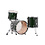 Pearl Pearl Masters Custom Maple 20" Drum Kit, Emerald Mist