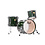 Pearl Pearl Masters Custom Maple 20" Drum Kit, Emerald Mist
