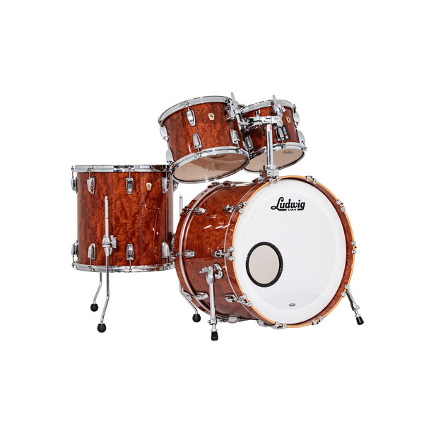 Ludwig Ludwig Classic Maple 22" Drum Kit, African Bubinga