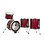 Gretsch Gretsch Brooklyn 18" Drum Kit, Satin Cherry Red