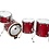 Gretsch Gretsch Brooklyn 18" Drum Kit, Satin Cherry Red