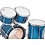 Sonor Sonor Designer Series 20" Maple Light Drum Kit, Blue Sparkle