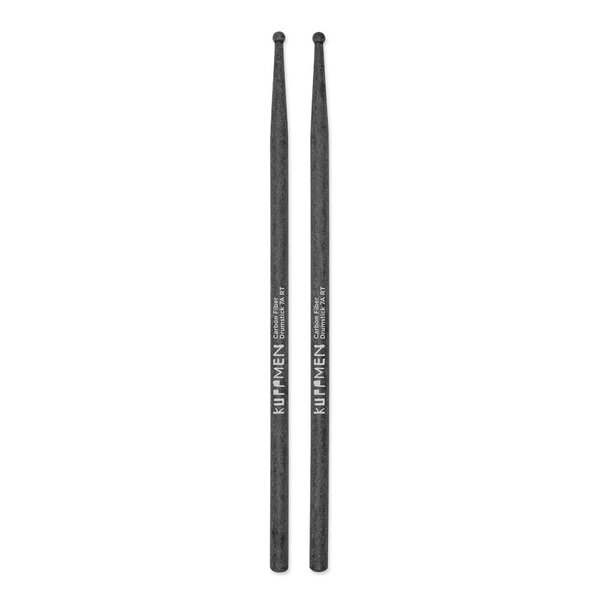 Kuppmen Kuppmen Carbon Fiber 7A Drum Sticks, Round Tip