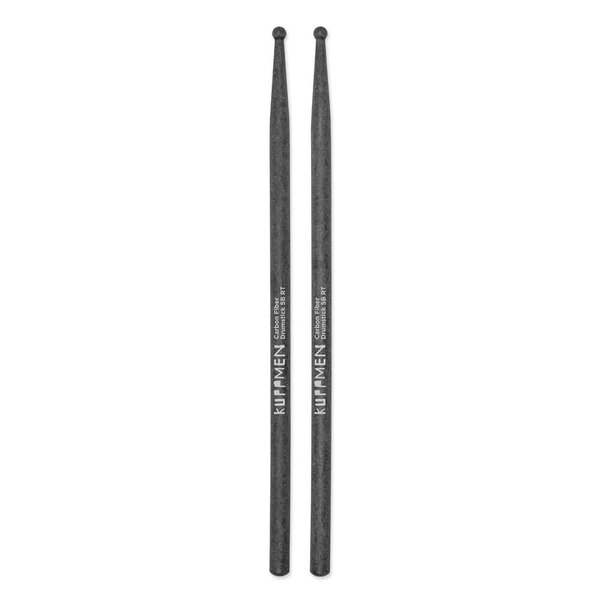 Kuppmen Kuppmen Carbon Fiber 5B Drum Sticks, Round Tip