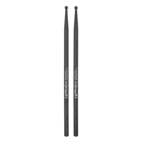 Kuppmen Kuppmen Carbon Fiber 5A Drum Sticks, Round Tip