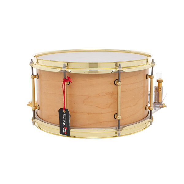 Misc Miscellaneous 13" x 7" Snare Drum, Natural w/Gold HW