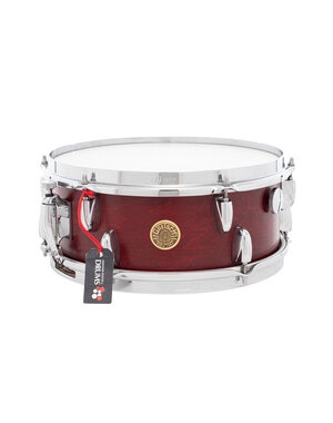 Gretsch Gretsch Broadkaster 13" x 5.5" Snare Drum, Satin Cherry Red