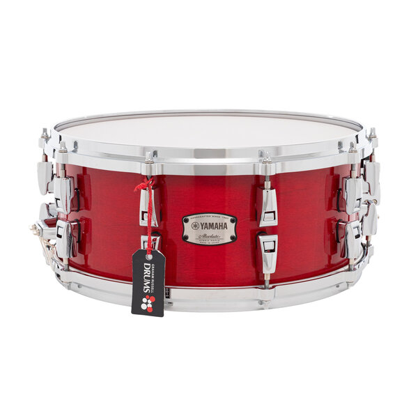 Yamaha Yamaha Absolute Hybrid Maple 14" x  6" Snare Drum, Red Autumn