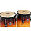 Latin Percussion LP LP646NY-VSB City 10" & 11" Vintage Sunburst Wood Conga Set (No Stand)