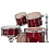 Sonor Sonor Momentum 18" Beech Drum Kit, Red Pearl