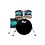 Pearl Pearl SBX Session Studio 22" Drum Kit, Blue Burst Lacquer