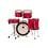 Gretsch Gretsch Energy 20" Drum Kit, Red Sparkle