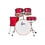 Gretsch Gretsch Energy 20" Drum Kit, Red Sparkle