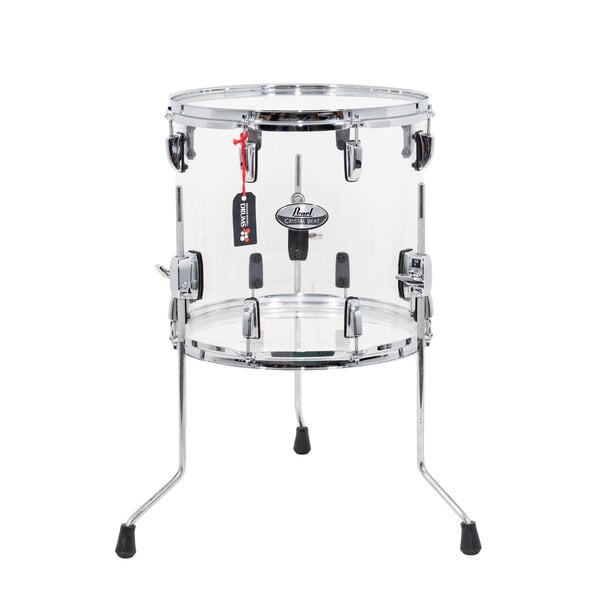 Pearl Pearl Crystal Beat 14" x 13" Floor Tom Drum, Clear