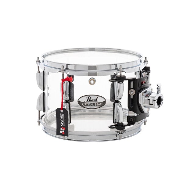 Pearl Pearl Crystal Beat 10" x 7" Tom Drum, Clear