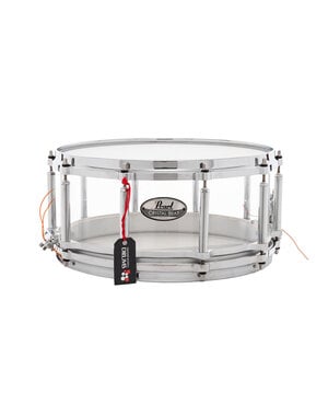 Pearl Pearl Crystal Beat 14" x 6.5" Snare Drum, Clear