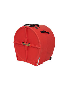 Hardcase Hardcase HN22BD 22" Fully Lined Bass Drum Case, Red