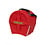 Hardcase Hardcase HN12T 12" Fully Lined Tom Drum Case, Red