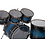 Yamaha Yamaha Live Custom Hybrid Oak 22" Drum Kit, Uzu Ice Sunburst