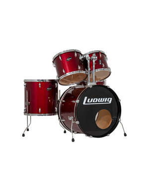 Ludwig Ludwig Accent Combo 22" Drum Kit, Wine Red