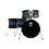 Yamaha Yamaha Live Custom Hybrid 22" Drum Kit, Uzu Ice Sunburst