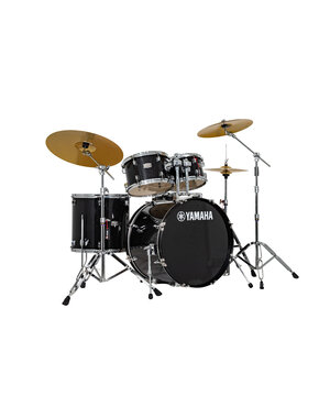Yamaha Yamaha Rydeen 22" Drum Kit, Black Glitter w/HW680W Hardware Pack & Paiste 101 Cymbals