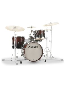 Sonor Sonor AQ2 18" Bop Shell Maple Drum Kit, Brown Fade