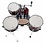 Sonor Sonor AQ2 18" Bop Shell Maple Drum Kit, Brown Fade