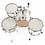 Sonor Sonor AQ2 18" Bop Shell Maple Drum Kit, White Pearl
