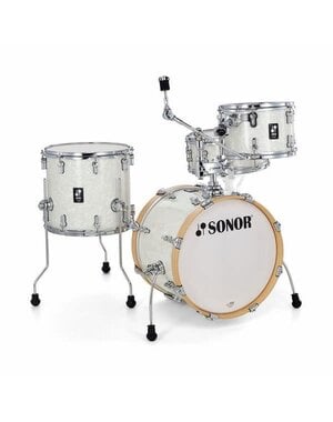 Sonor Sonor AQ2 18" Bop Shell Maple Drum Kit, White Pearl